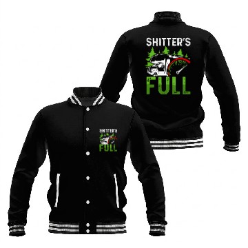 Discover Motorhomes RV Camping Camper ShitterS Full Baseball Tees Baseball Jackets
