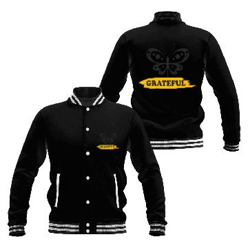 Discover Butterfly Grateful Baseball Tees Baseball Jackets