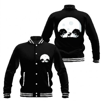 Discover Lacrosse Gift Great Moose Design In The Moonlight Baseball Jackets