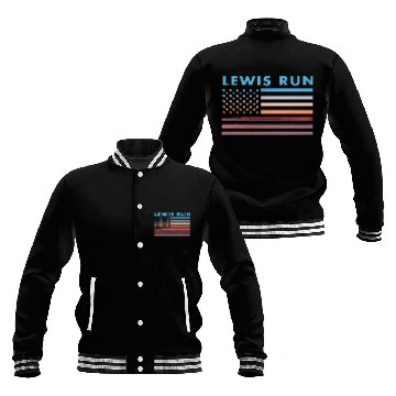 Discover vintages Sunset American Flag Lewis Run Pennsylvania Baseball Tees Baseball Jackets