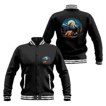 Discover vintages Camping Nature Outdoors Wilderness Wanderlust 203 Baseball Jackets