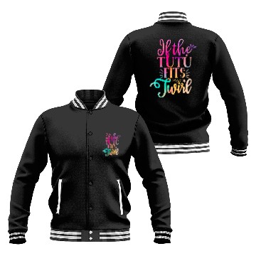 Discover Dancing Dancer Hip Hop Ballet Dance mom dad Water color Baseball Jackets