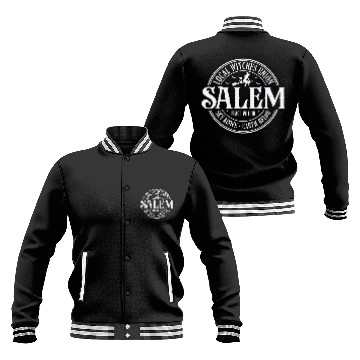 Discover Salem Local Witches Union Sky Above Earth Below Halloween Baseball Tees Baseball Jackets