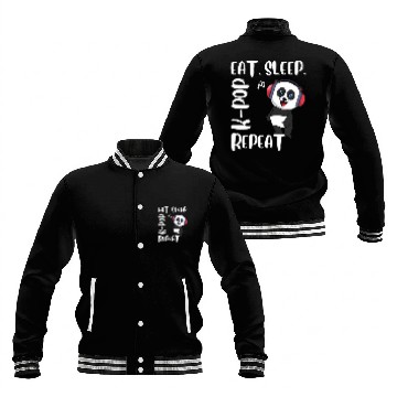 Discover Eat  Sleep  K Pop  Repeat  Korean Music Baseball Jackets