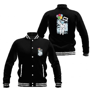 Discover Astronaut Balloon Planetary Science Baseball Tees Baseball Jackets