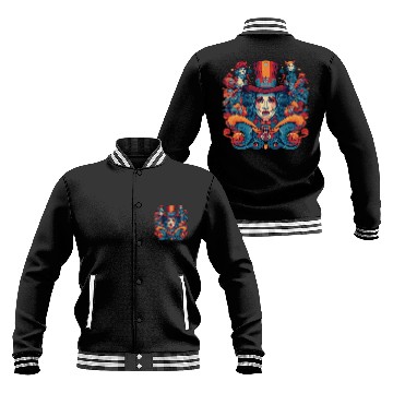 Discover Bizarre Bohemian Magician Nightmare Freak Show Weird Circus Baseball Tees Baseball Jackets