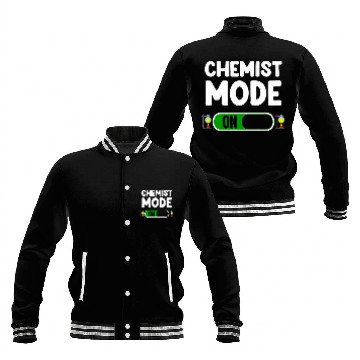 Discover Chemist Mode On Funny Particles Physics Theoretical Formula Baseball Jackets