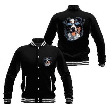 Discover Australian Shepherd Sunglasses Aussie Zip Baseball Jackets