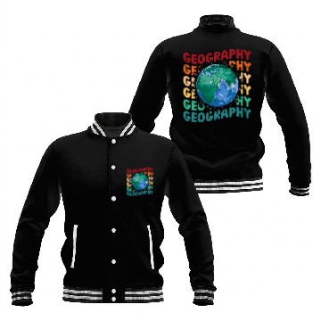 Discover Geography Earth Science Students Geology Study Baseball Jackets