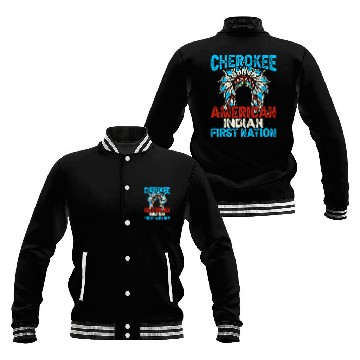 Discover Cherokee American Indian First Nation Baseball Tees Baseball Jackets