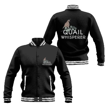 Discover Quail Whisperer Love Quails Bird Lover Gift Zip Baseball Jackets
