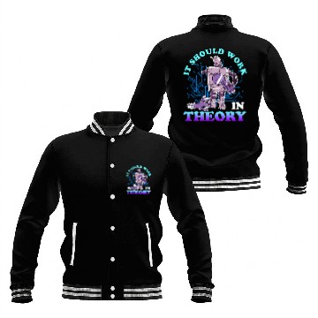 Discover Robotics Theory Robot Engineer Robotics Computer Science Kid Baseball Jackets