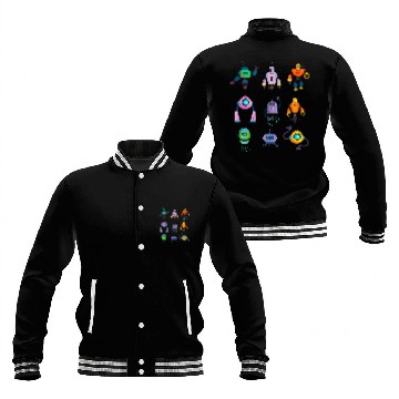 Discover Robotics  s For Men 2Kids Robot   2Robot Baseball Tees Baseball Jackets