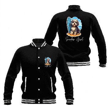 Discover Havanese Surfer Girl Baseball Jackets