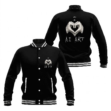 Discover Funny AI Art Baseball Jackets