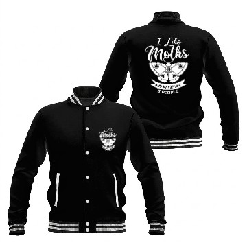 Discover Moth Insect Gift Cute Larvae Eggs 25 Baseball Tees Baseball Jackets