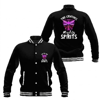 Discover Nature Insect Tiny Creatures Mighty Spirits Dragonfly Baseball Tees Baseball Jackets