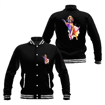 Discover Dog Dance Competition Funny Dancing Beagle Dog Baseball Jackets
