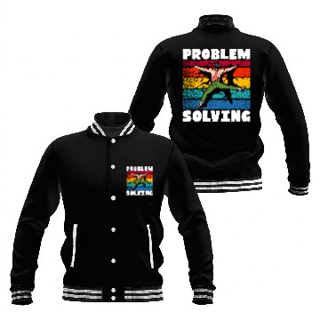 Discover Problem Solving Rock Climbing Wall Climber Bouldering Baseball Jackets