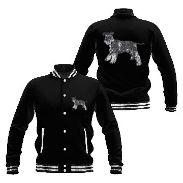 Discover Mini Schnauzer Dog Miniature Schnauzer Baseball Tees Baseball Jackets