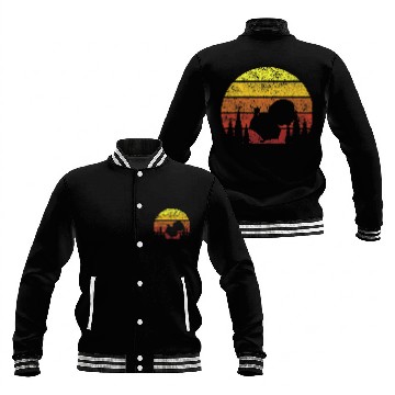 Discover Turkey Hunting Retro Bird Hunter Baseball Jackets