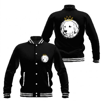 Discover Great Pyrenees with Crown Baseball Tees Baseball Jackets