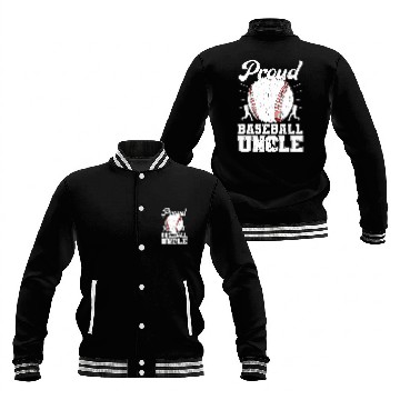 Discover Proud Baseball Uncle Of A Baseball Player Uncle Zip Baseball Jackets