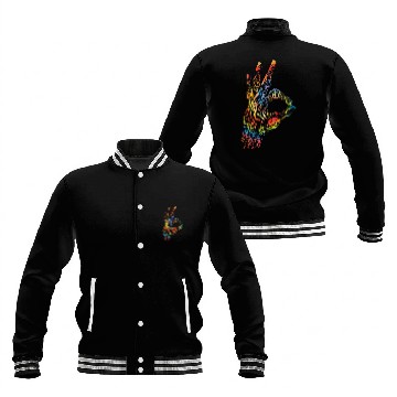 Discover Robot Robotics Engineer Tie Dye 80s 90s Baseball Jackets
