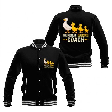 Discover Running Ducks Runner Ducks Coachs Duck Farmer Duck Breeding Baseball Jackets