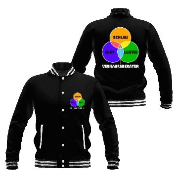 Discover Sales consultant gift smart sexy funny Baseball Jackets