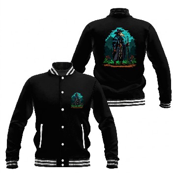 Discover Pixelated 16 Bit Digitized Plague Doctor Retro vintages Pixel 2 Baseball Jackets