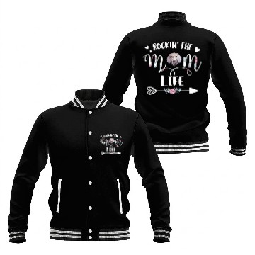 Discover Weimaraner Rockin the Mom Live Baseball Jackets