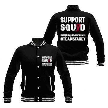 Discover support squad multiple myeloma warrior Baseball Tees Baseball Jackets