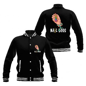 Discover Nail Boss Nail Technician Artist 1 Baseball Tees Baseball Jackets