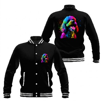Discover Poodle Designer Baseball Jackets