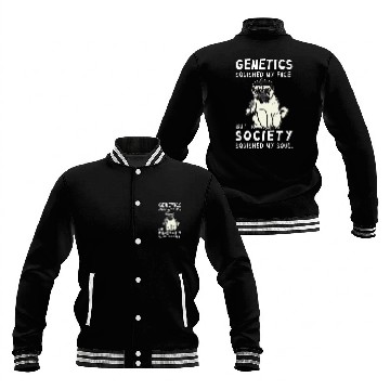 Discover Profound Pug Baseball Tees Baseball Jackets