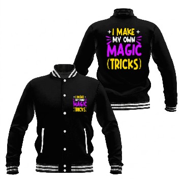Discover Magician Illusionist Magic Tricks Perfomer Magical Baseball Tees Baseball Jackets