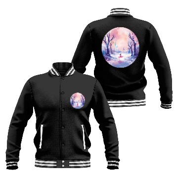 Discover Nutcracker Ballet Dancer Fantasy Cute Girls Christmas Winter Baseball Jackets