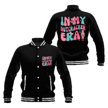 Discover Pink Christmas In My Nutcracker Era Pink Nutcracker Ballet Baseball Jackets