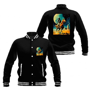 Discover The Space Cowboy Retro Scifi Baseball Jackets