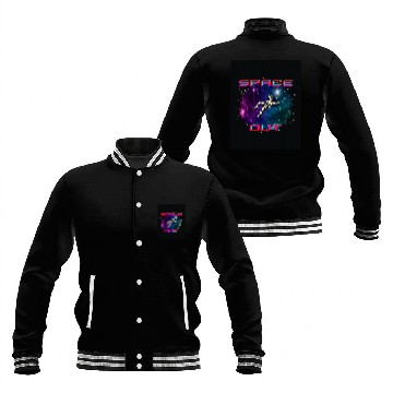 Discover Womens Space AF 1 Baseball Tees Baseball Jackets