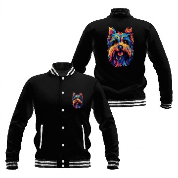 Discover Yorkshire Terrier Color Yorkie Baseball Jackets