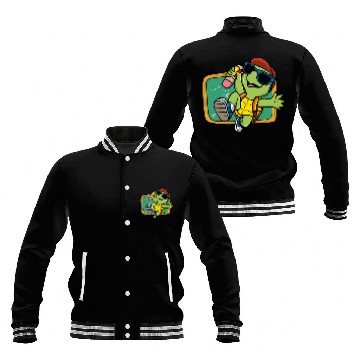 Discover Back To School Turtle Student Teacher Cute Baseball Tees Baseball Jackets