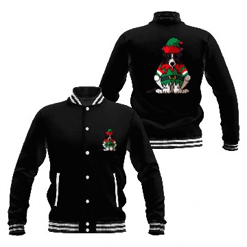 Discover Merry Christmas Border Collie Greetings Dog Lover Baseball Tees Baseball Jackets