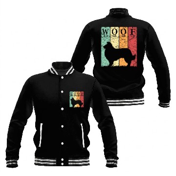 Discover Rough Collie Periodic Table Elements Rough Collie Dog Lover Baseball Jackets
