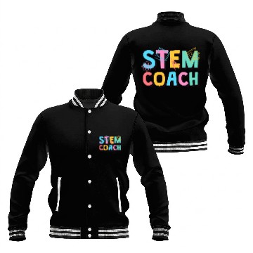 Discover Stem Coachs Science Technology Engineering Math Coaches 21 Baseball Jackets
