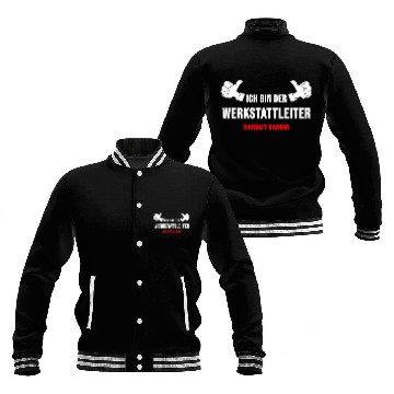 Discover Workshop ladder 2craftsman mechanic garage workshop Baseball Jackets