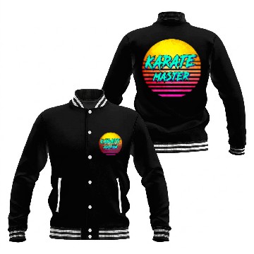 Discover 1980s Retro Karate Master Baseball Jackets