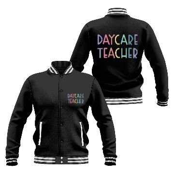 Discover Daycare Teacher Daycare Provider School Worker Appreciation 2 Baseball Jackets