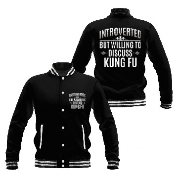 Discover Introverted Kung Fu Lovers Baseball Jackets